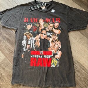 Ripple Junction Black WWE Raw Graphic T-Shirt